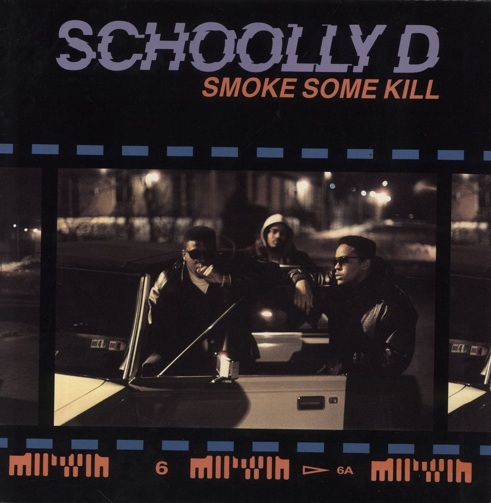Schoolly D Smoke Some Kill US vinyl LP album (LP record) 1101-1-J