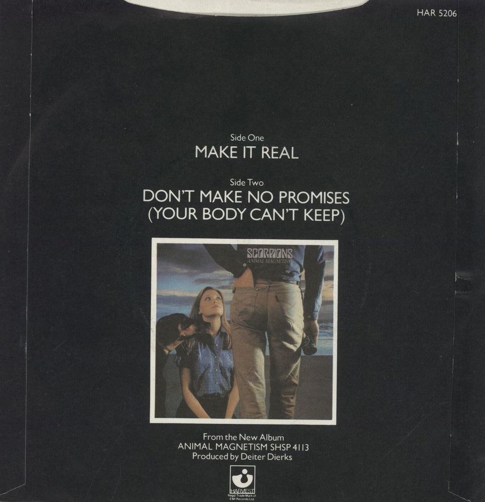 Scorpions Make It Real UK 7" vinyl single (7 inch record / 45)