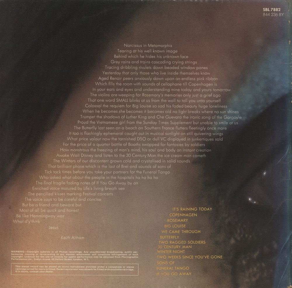 Scott Walker Scott 3 - EX UK vinyl LP album (LP record)