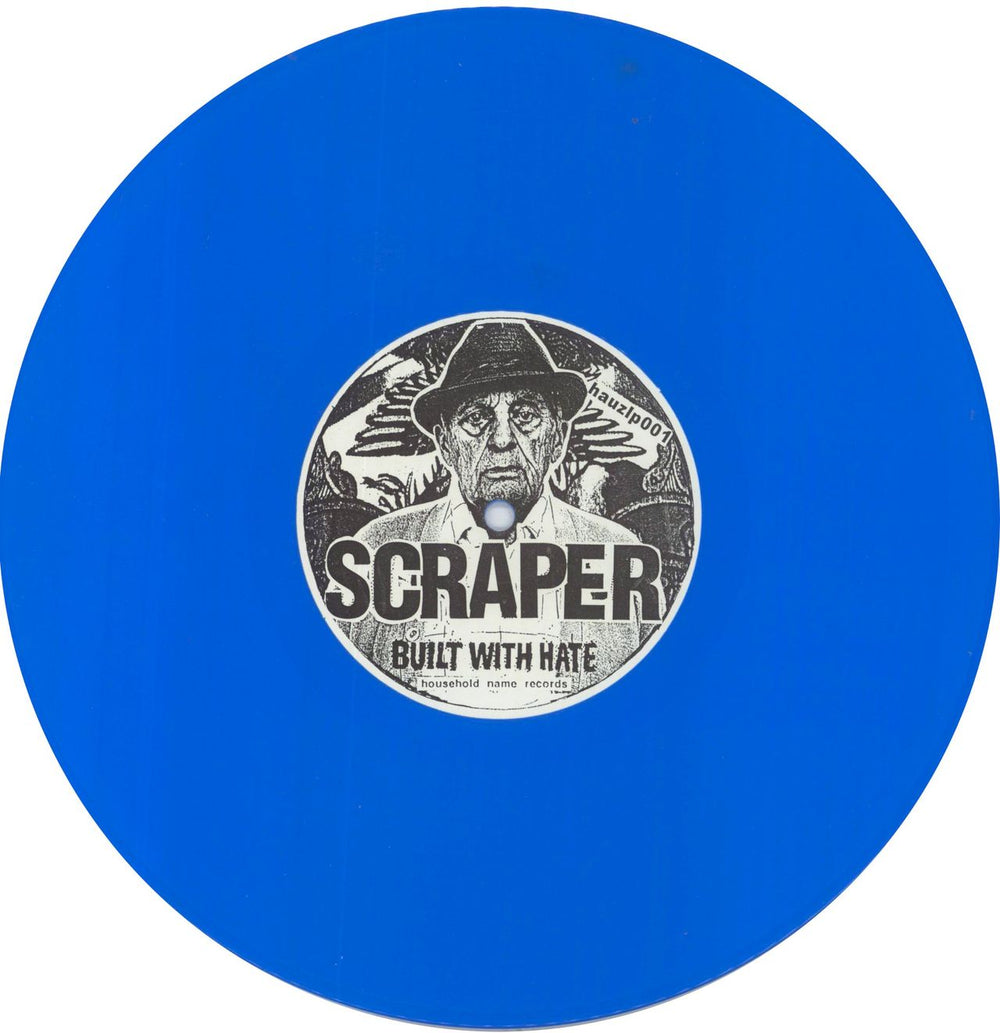 Scraper Built With Hate - Blue Vinyl UK 10" vinyl single (10 inch record) 8WT10BU856695
