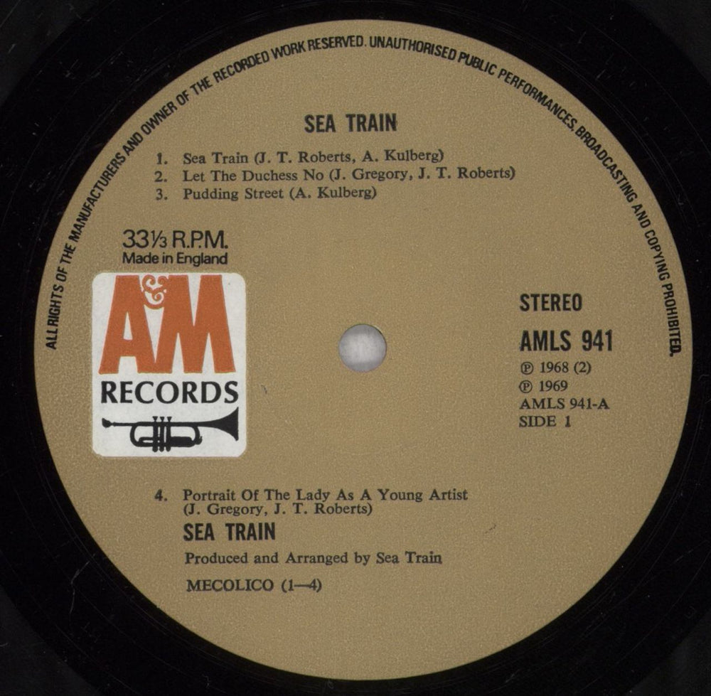 Sea Train Sea Train - EX UK vinyl LP album (LP record) S2RLPSE842572