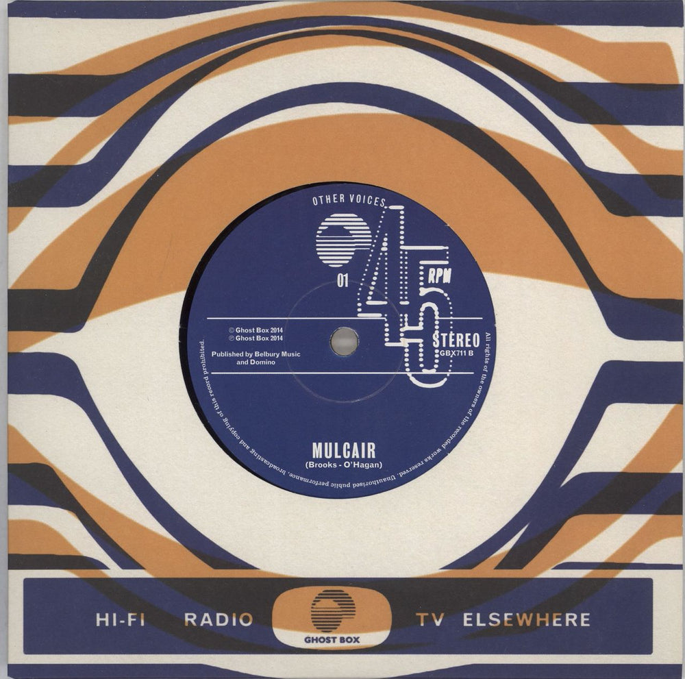 Sean O'Hagan Other Voices 01 UK 7" vinyl single (7 inch record / 45) GBX711