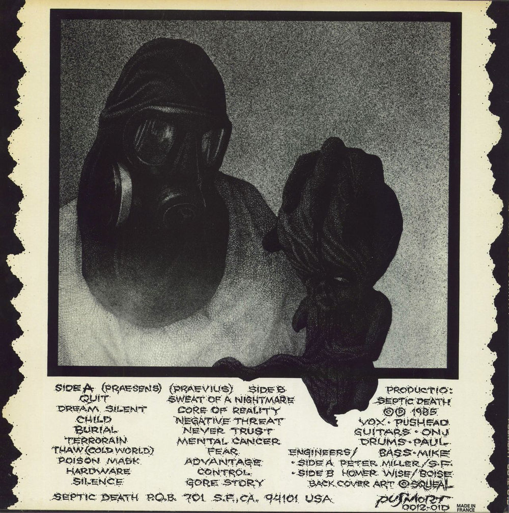 Septic Death Now That I Have The Attention What Do I Do With It? UK vinyl LP album (LP record)