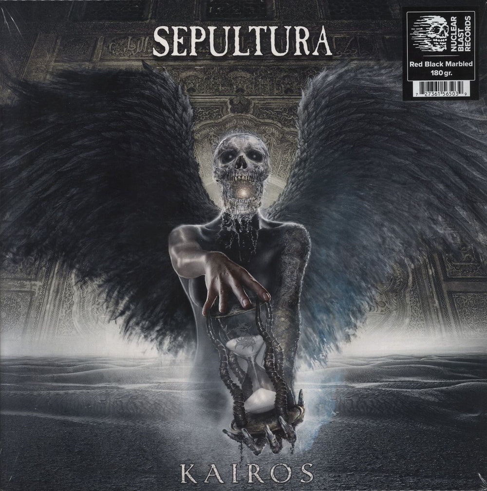 Sepultura Kairos - Red & Black Marbled Vinyl - 180 Gram - Sealed US 2-LP vinyl record set (Double LP Album) NBR56503