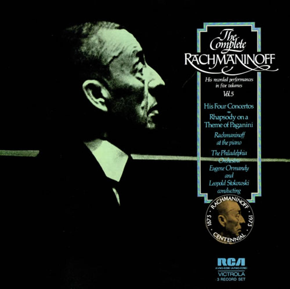 Sergei Rachmaninov The Complete Rachmaninoff Volume 5 UK box set AVM30296