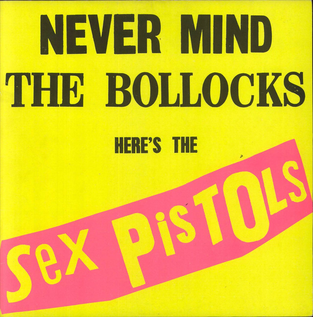 Sex Pistols Never Mind The Bollocks - 1st + Submission Single UK vinyl LP album (LP record) V2086