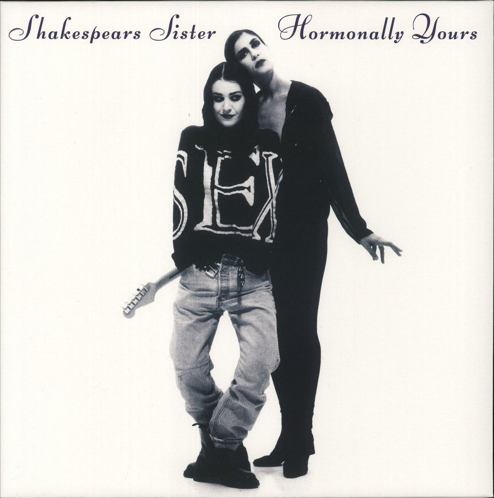 Shakespear's Sister Hormonally Yours - Transparent Blue Vinyl UK vinyl LP album (LP record) LMS5521316