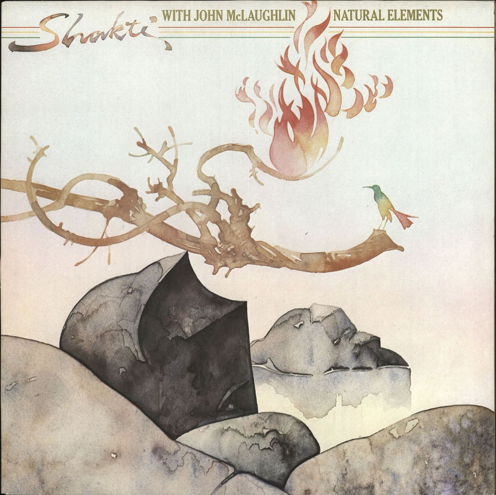 Shakti Natural Elements UK vinyl LP album (LP record) CBS82329