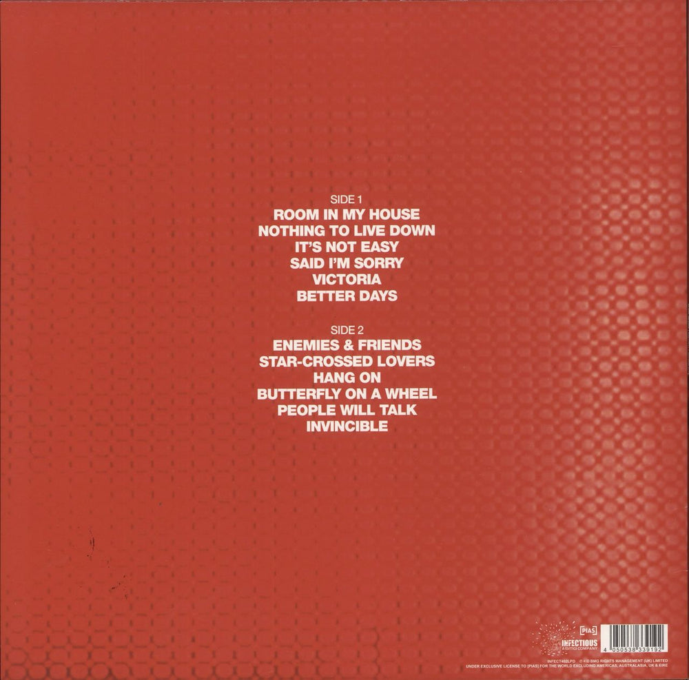 Shed Seven Instant Pleasures - Red Vinyl - Autographed UK vinyl LP album (LP record) 4050538339192