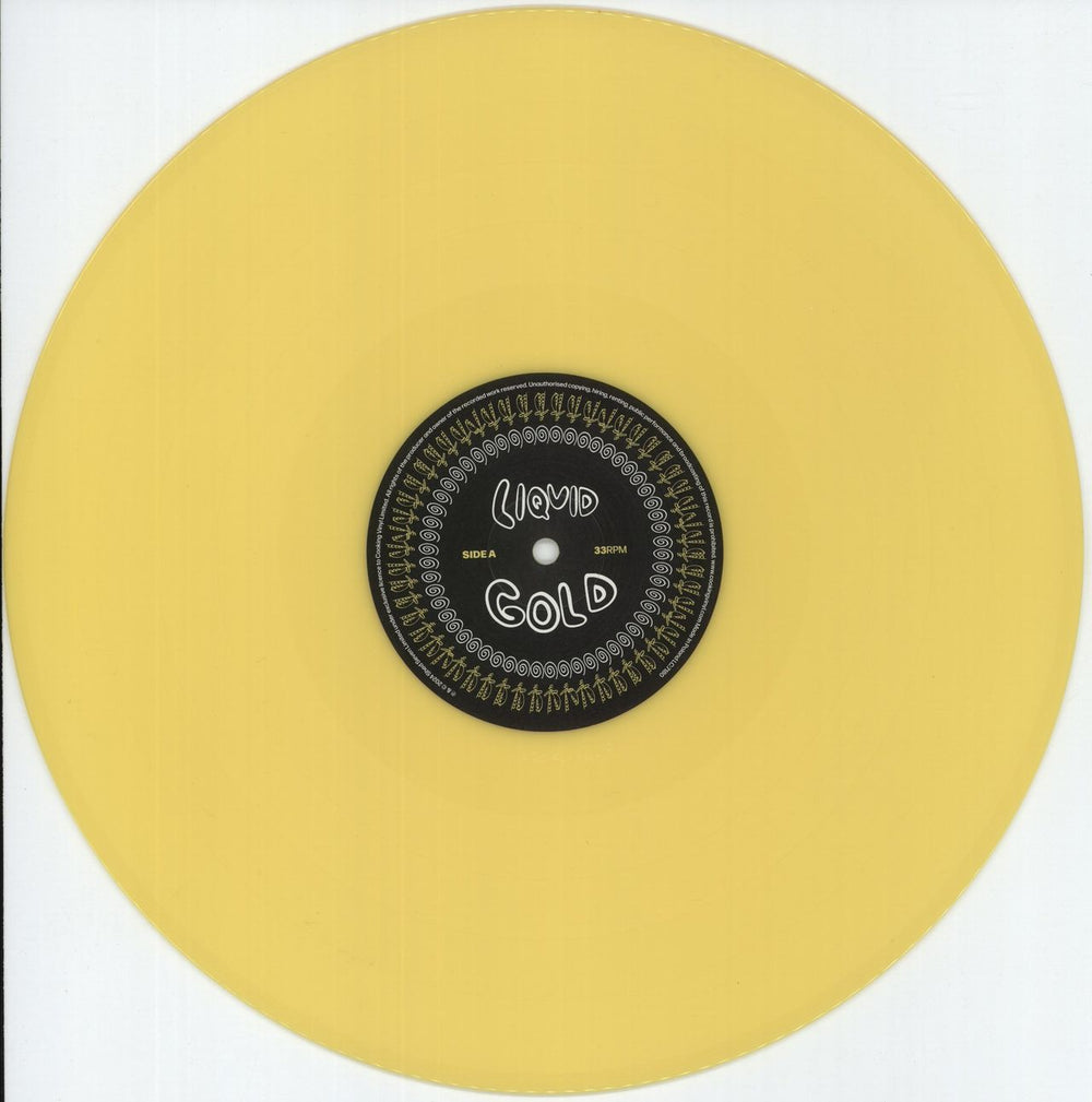 Shed Seven Liquid Gold - Yellow Vinyl - Autographed UK 2-LP vinyl record set (Double LP Album) S-S2LLI875120