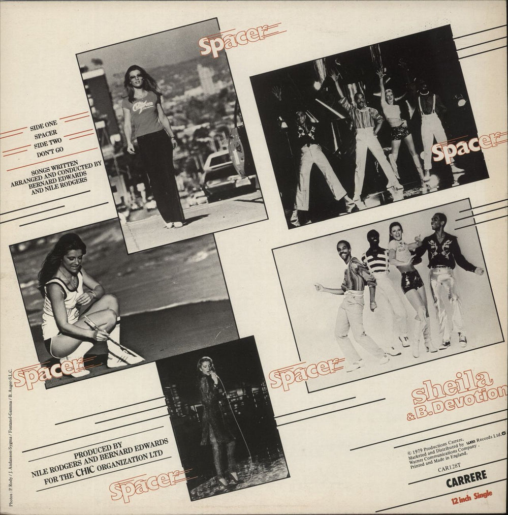 Sheila & B Devotion Spacer UK 12" vinyl single (12 inch record / Maxi-single)