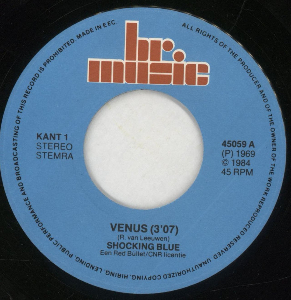 Shocking Blue Venus Dutch 7" vinyl single (7 inch record / 45) KBL07VE859435