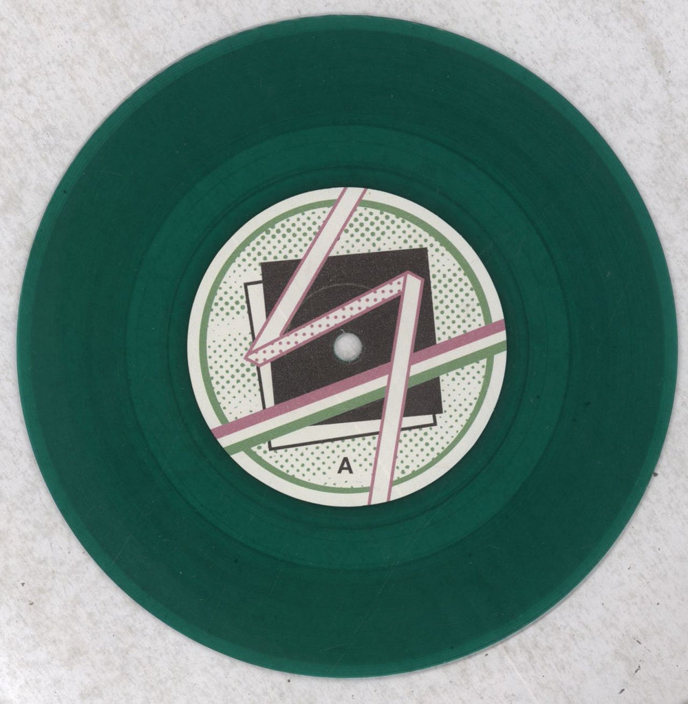 Shopping Straight Lines - Green Vinyl UK 7" vinyl single (7 inch record / 45) Y1907ST842509