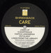 Shriekback Care UK vinyl LP album (LP record) SRKLPCA524534