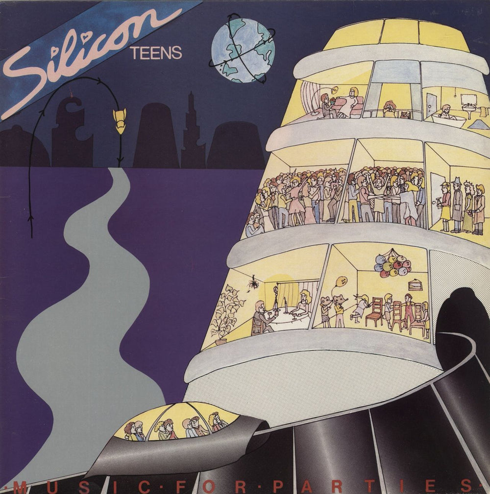 Silicon Teens Music For Parties UK vinyl LP album (LP record) STUMM2