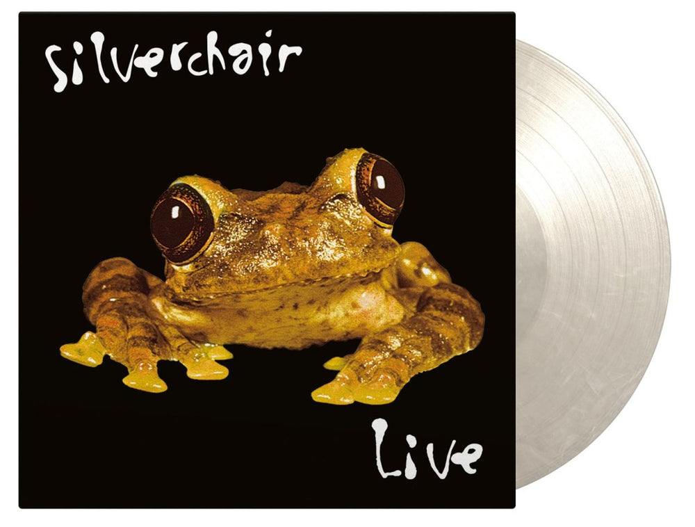 Silverchair Live At The Cabaret Metro - RSD Black Friday 2022 - Clear & White Marbled Vinyl UK vinyl LP album (LP record) MOVLP3053