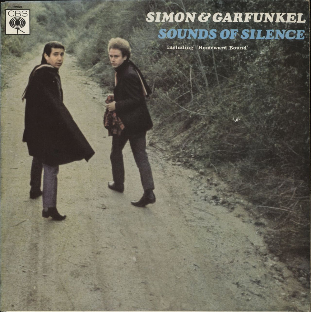 Simon & Garfunkel Sounds Of Silence - Graduated label UK vinyl LP album (LP record) 32020