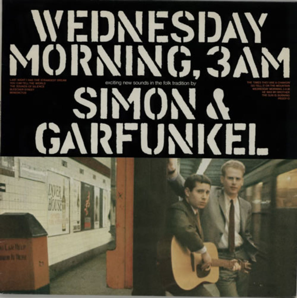 Simon & Garfunkel Wednesday Morning 3am - Red Label UK vinyl LP album (LP record) CBS32575