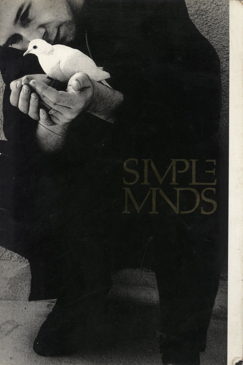 Simple Minds Once Upon A Time UK tour programme TOUR PROGRAM