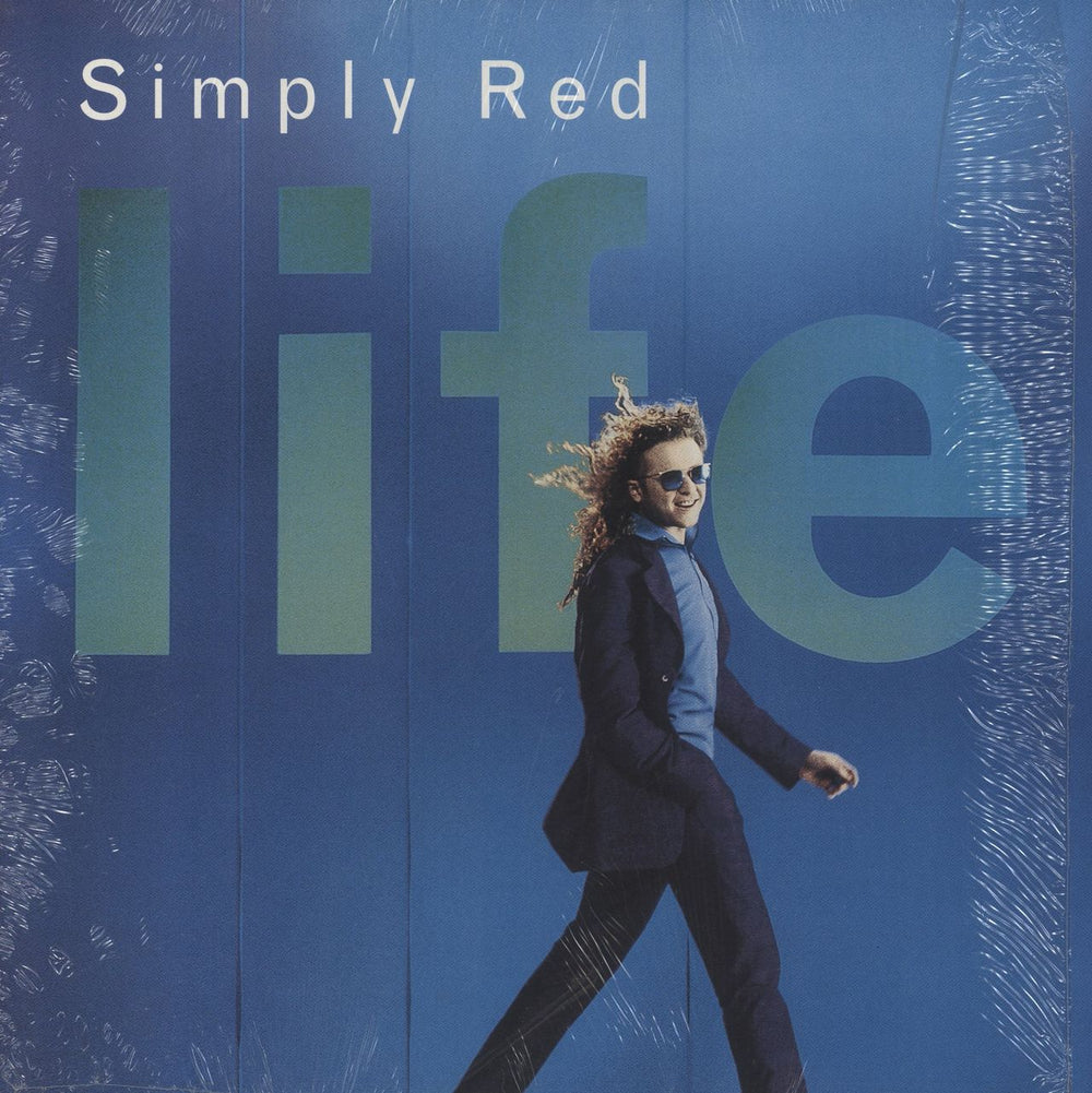 Simply Red Life German vinyl LP album (LP record) 0630-12069-1