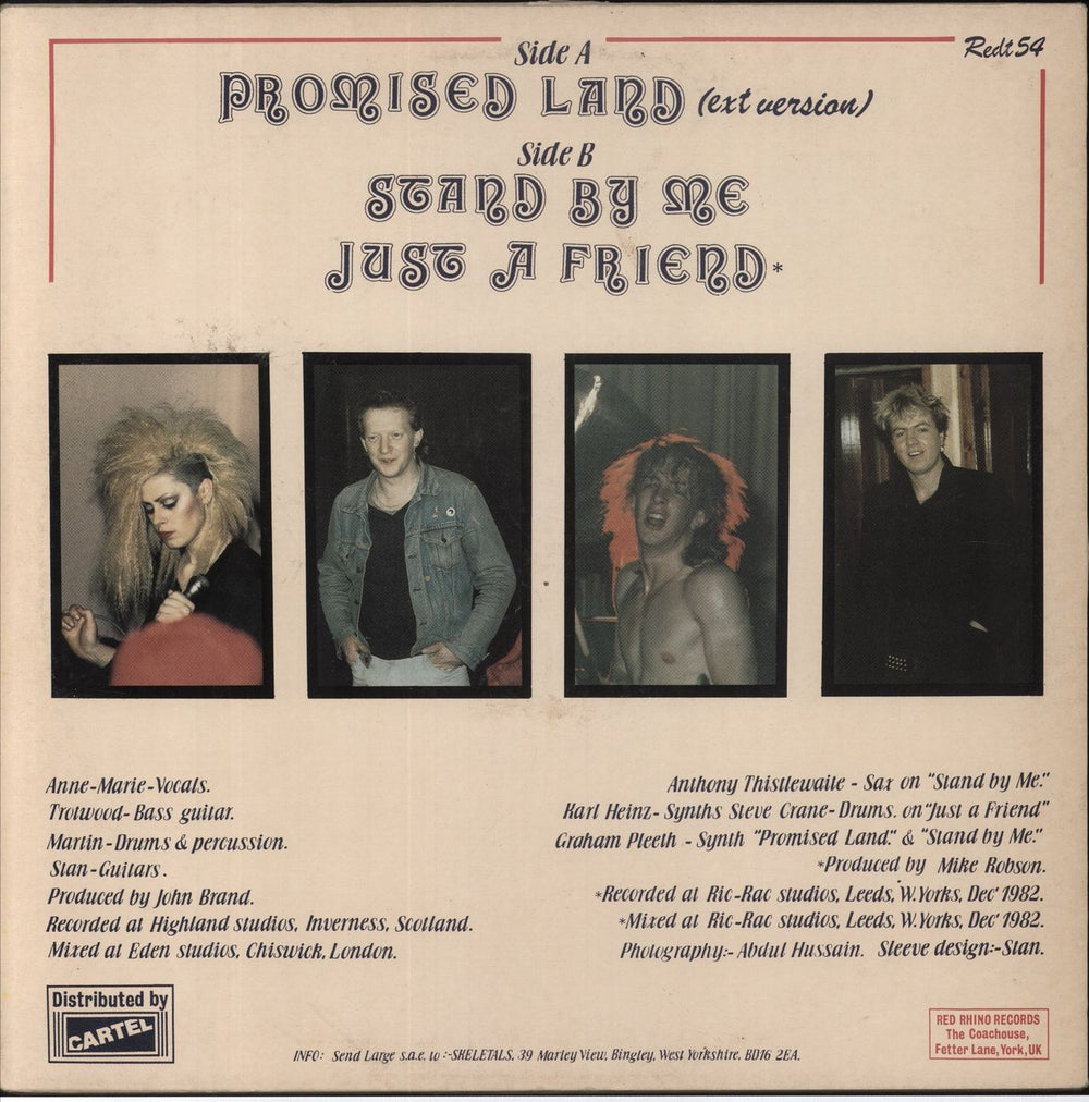 Skeletal Family Promised Land (Extended Version) UK 12" vinyl single (12 inch record / Maxi-single)