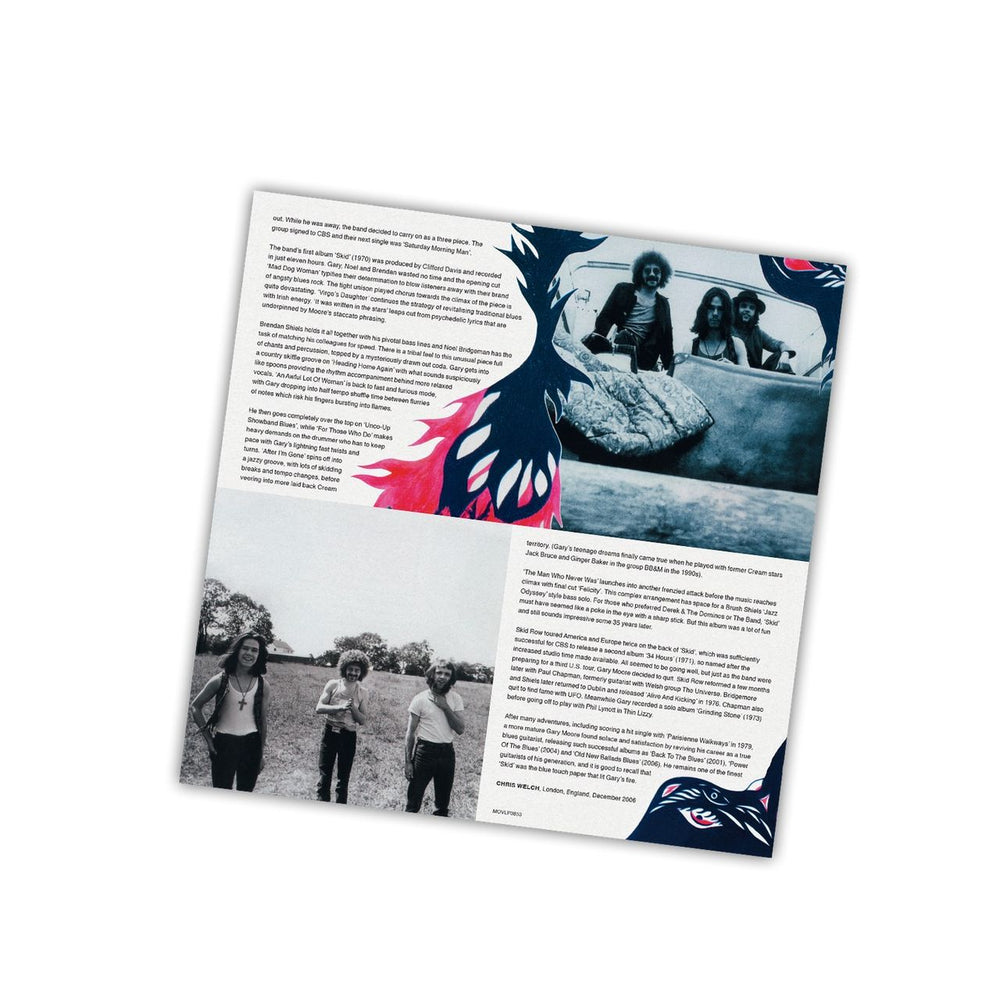 Skid Row (70s) Skid - White Vinyl 180 Gram Numbered Edition UK vinyl LP album (LP record)