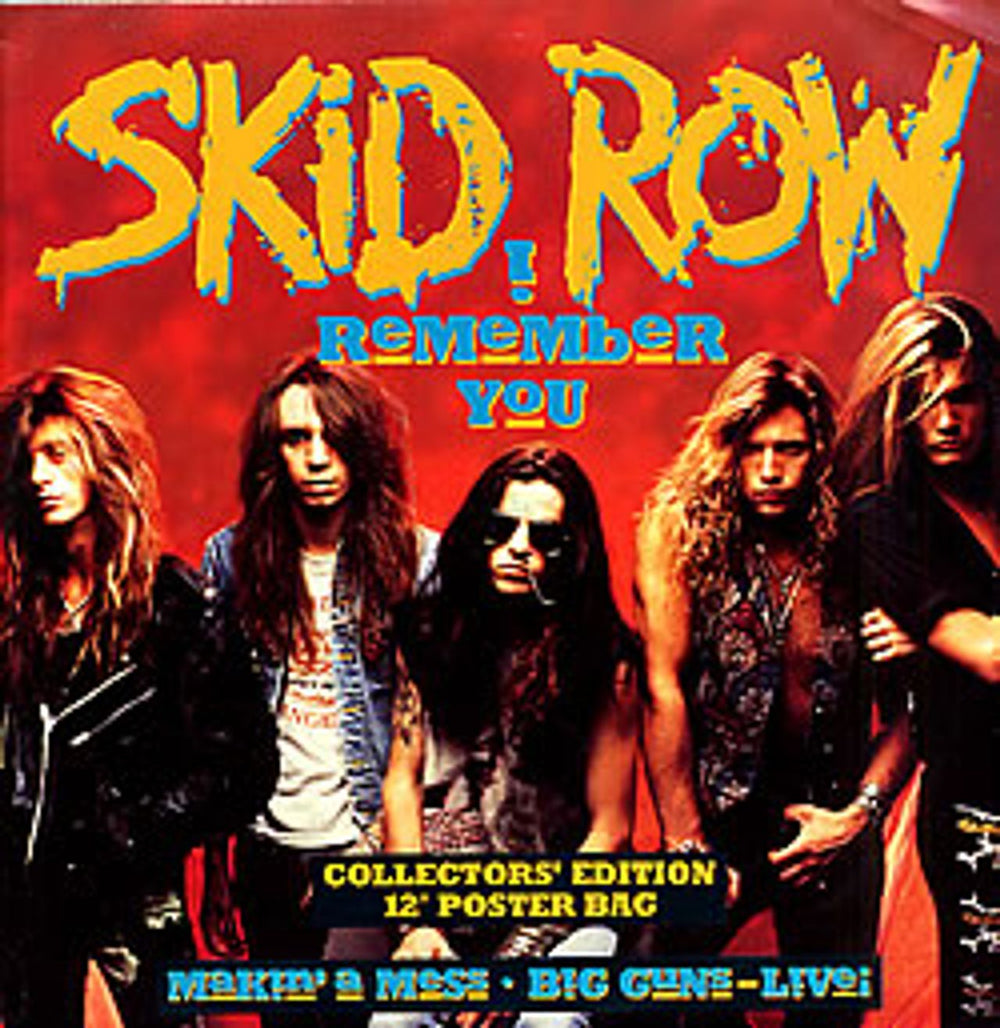 Skid Row (80s) I Remember You - Poster Sleeve UK 12" vinyl single (12 inch record / Maxi-single) A8886TW