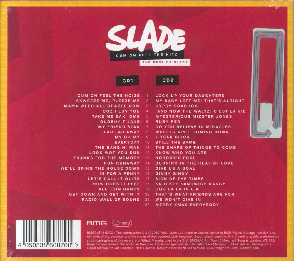 Slade Cum On Feel The Hitz - The Best of Slade - Sealed UK 2 CD album set (Double CD)