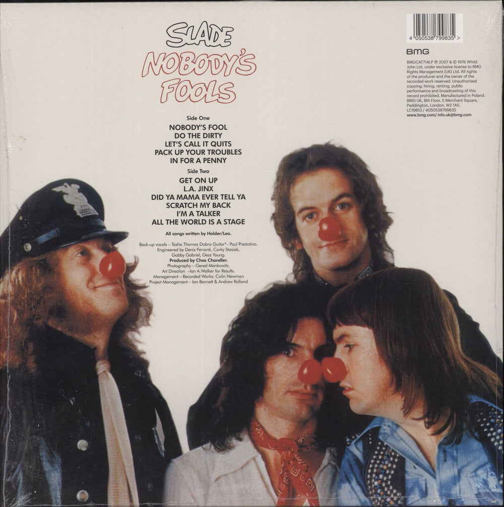 Slade Nobody's Fools - Shrink UK vinyl LP album (LP record) 4050538799835