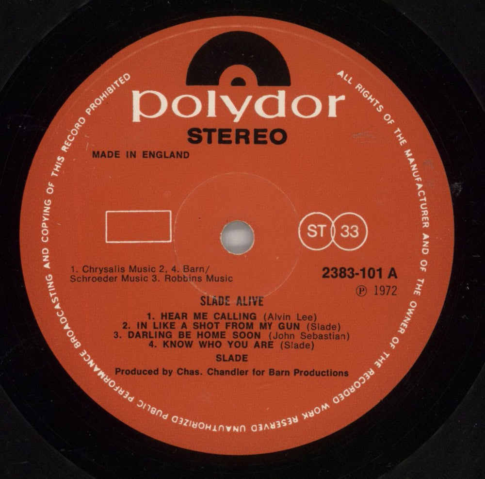 Slade Slade Alive! - VG German vinyl LP album (LP record) SDELPSL801930