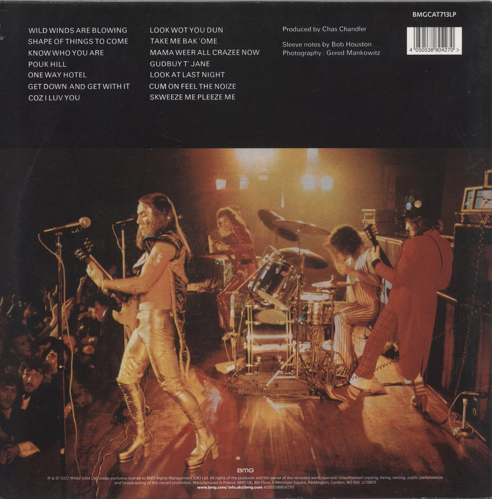 Slade Sladest - Blue, Black & White Splattered Vinyl - EX UK vinyl LP album (LP record) 4050538804270