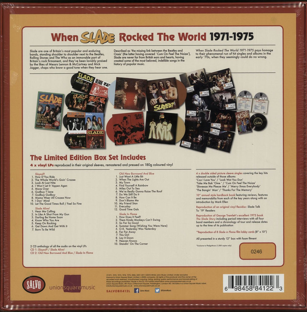 Slade When Slade Rocked The World 1971-1975 - Sealed Boxset UK box set SDEBXWH647268