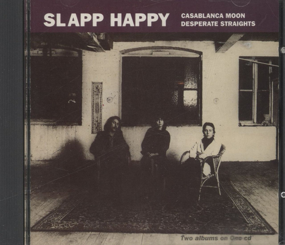 Slapp Happy Casablanca Moon - Desperate Straights UK CD album (CDLP) CDOVD441