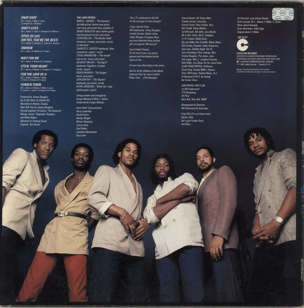 Slave Showtime US vinyl LP album (LP record) S1ZLPSH859212