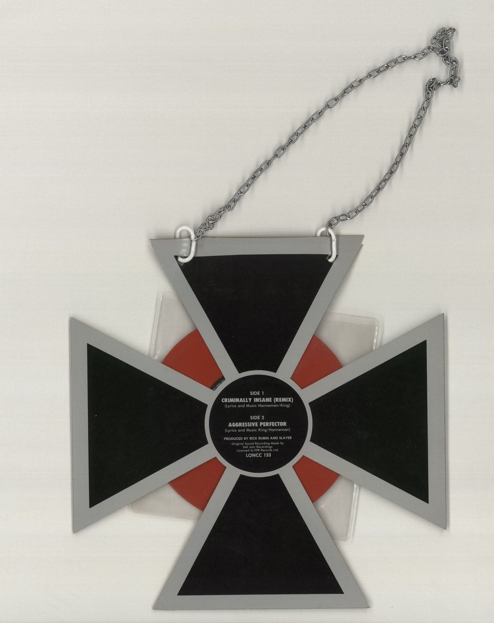 Slayer Criminally Insane - Iron Cross Pack! - EX UK 7" vinyl single (7 inch record / 45)