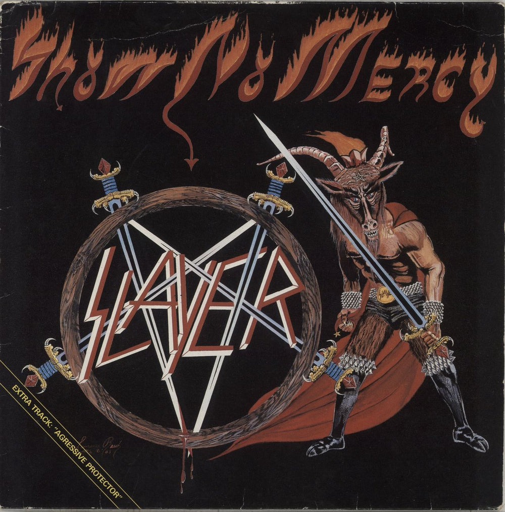 Slayer Show No Mercy - VG Dutch vinyl LP album (LP record) RR9868