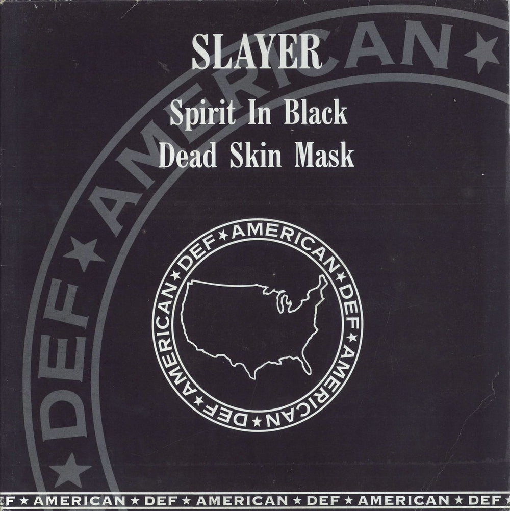 Slayer Spirit In Black UK Promo 12" vinyl single (12 inch record / Maxi-single) DEFAM812