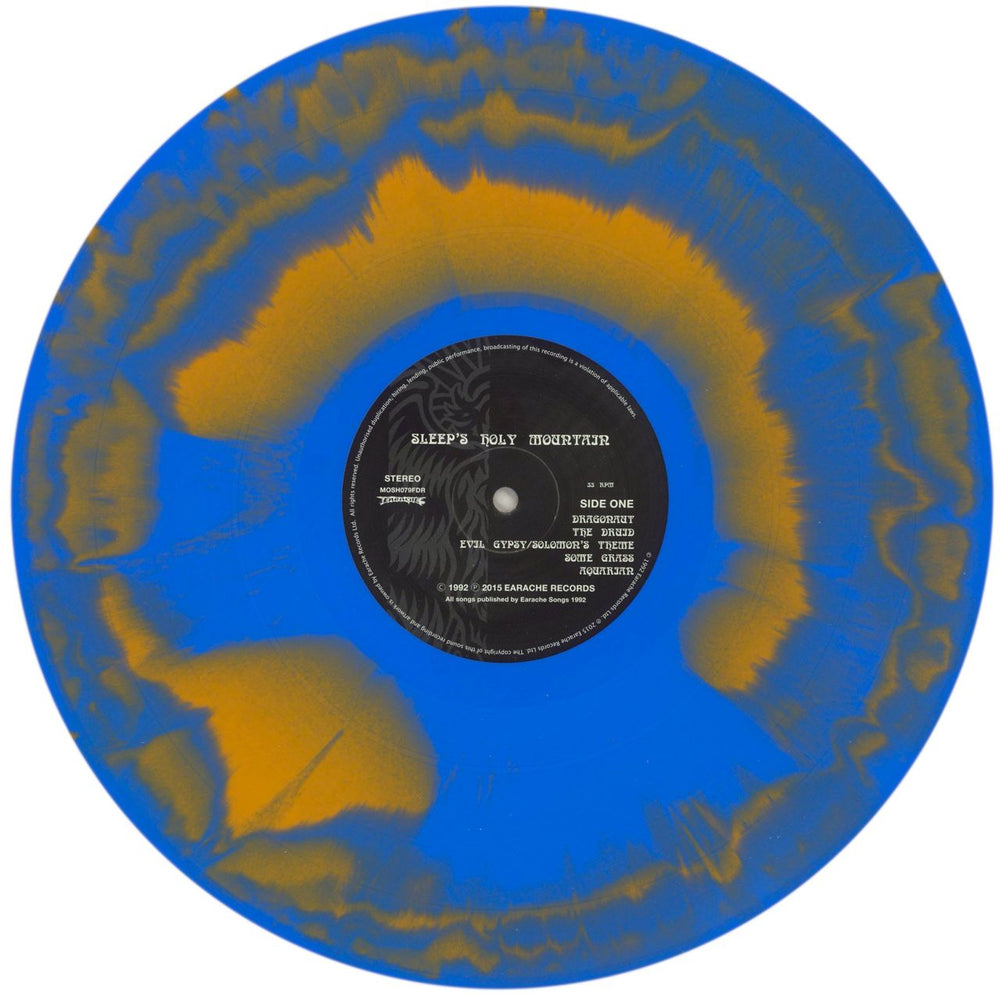Sleep Sleep's Holy Mountain - Blue and Orange Swirl Vinyl UK vinyl LP album (LP record) XLELPSL866717