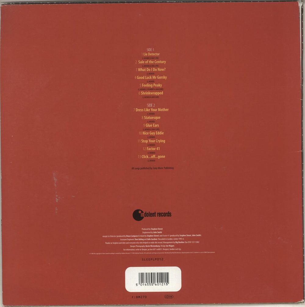 Sleeper The It Girl - EX UK vinyl LP album (LP record) 5016555601215