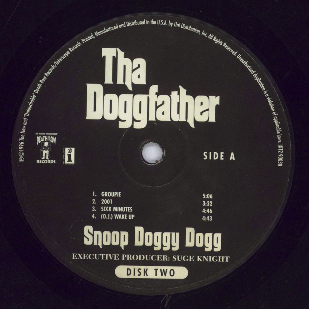 Snoop Doggy Dogg Tha Doggfather - 1st - VG US 2-LP vinyl record set (Double LP Album) SDD2LTH831280