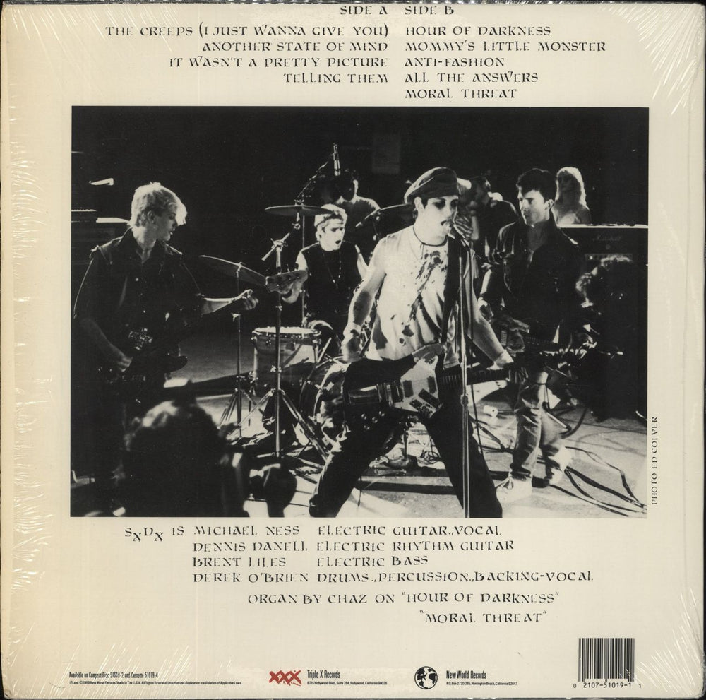 Social Distortion Mommy's Little Monster - Clear Vinyl US vinyl LP album (LP record) 021075101911