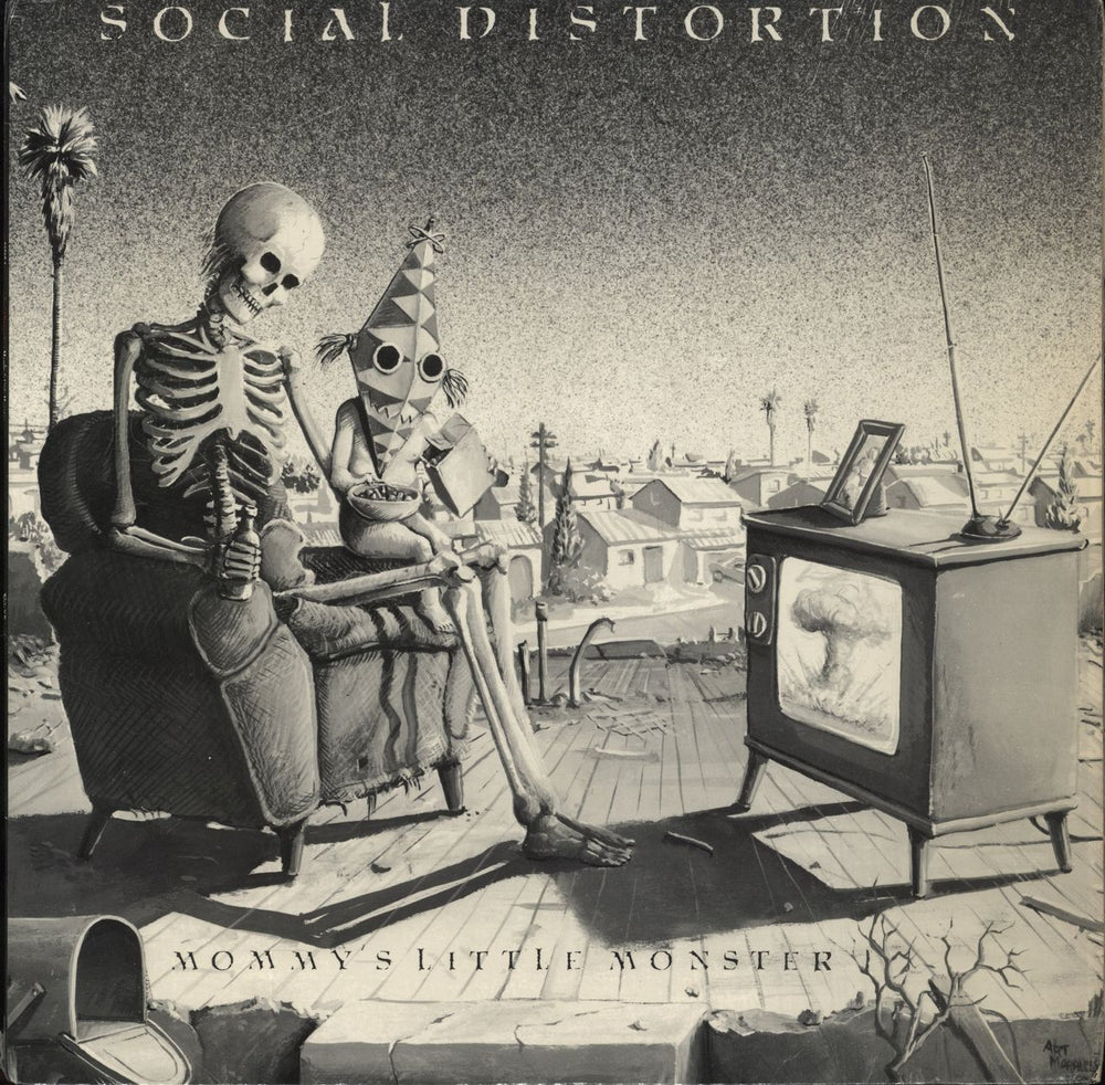 Social Distortion Mommy's Little Monster - Clear Vinyl US vinyl LP album (LP record) 51019-1