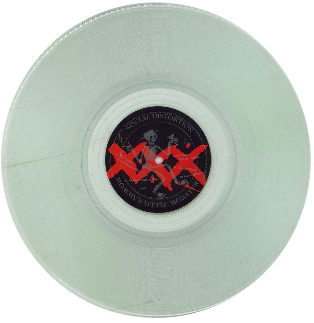 Social Distortion Mommy's Little Monster - Clear Vinyl US vinyl LP album (LP record) SD6LPMO859881