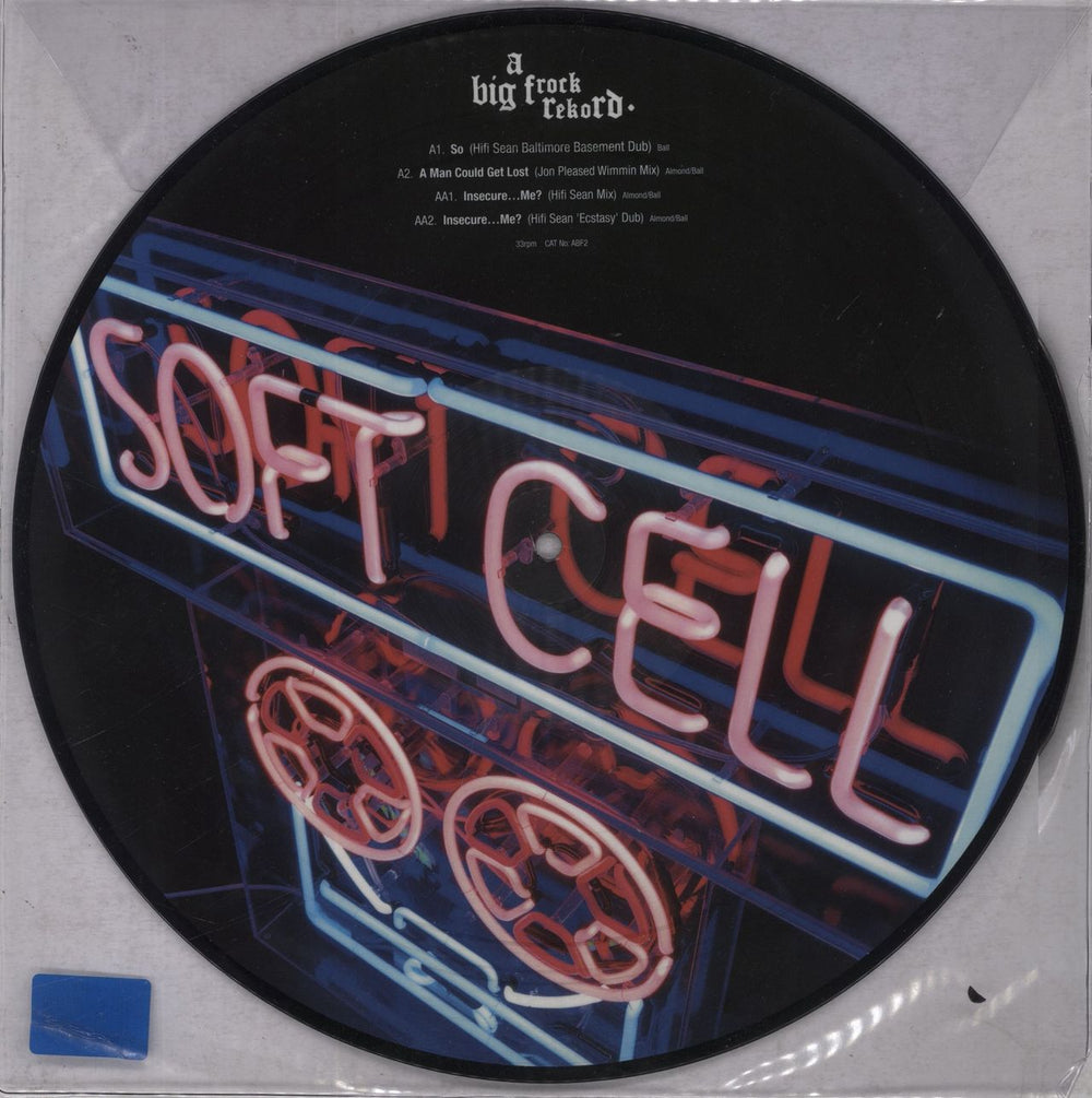 Soft Cell 2018 Club Remixes EP - Sealed - EX UK 12" vinyl picture disc (12 inch picture record) ABF2