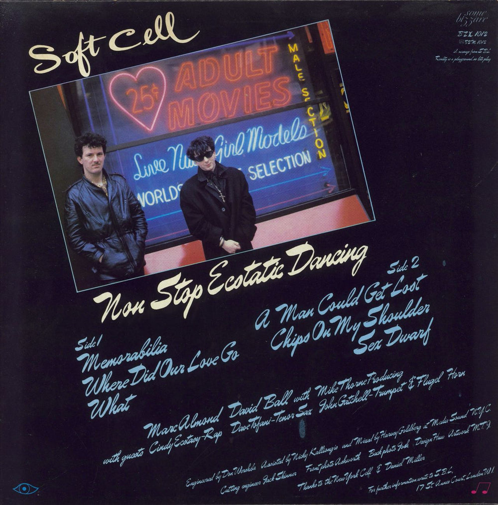 Soft Cell Non Stop Ecstatic Dancing UK vinyl LP album (LP record)