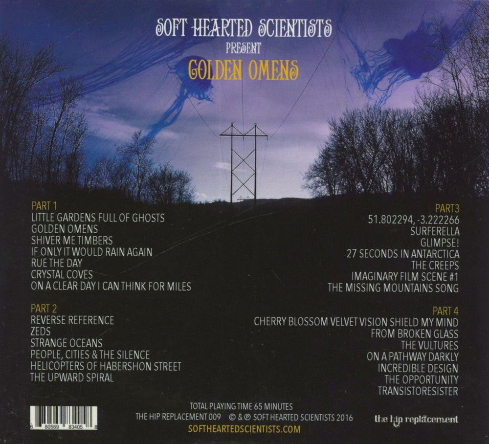 Soft Hearted Scientists Golden Omens + Replacement/Promo Discs UK 2 CD album set (Double CD) 6YG2CGO833707