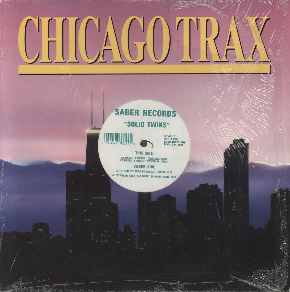 Solid Twins Under & Under US 12" vinyl single (12 inch record / Maxi-single) S3013