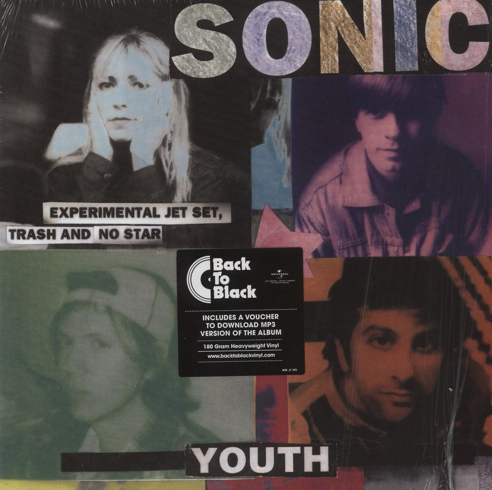 Sonic Youth Experimental Jet Set, Trash And No Star - 180gm UK vinyl LP album (LP record) 00602547349392