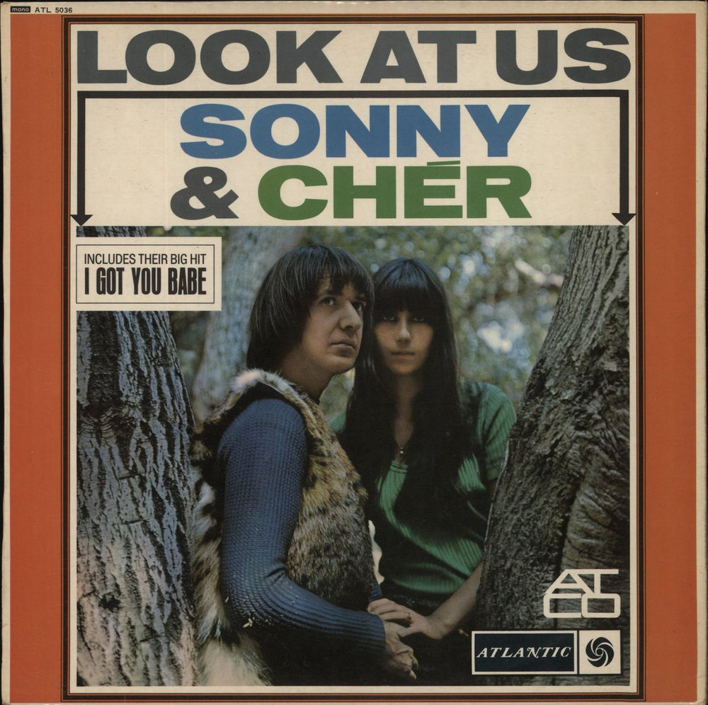 Sonny & Cher Look At Us - EX UK vinyl LP album (LP record) ATL5036