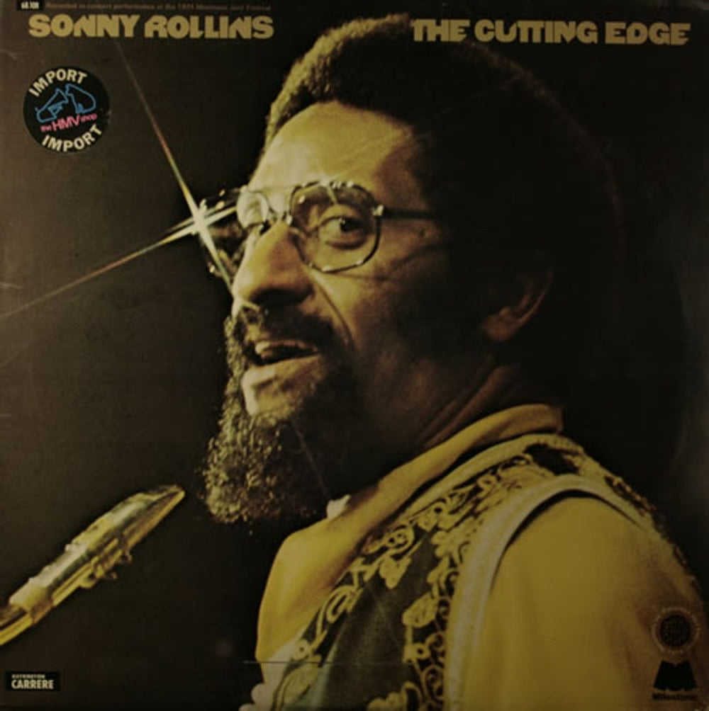 Sonny Rollins The Cutting Edge French vinyl LP album (LP record) 68.108